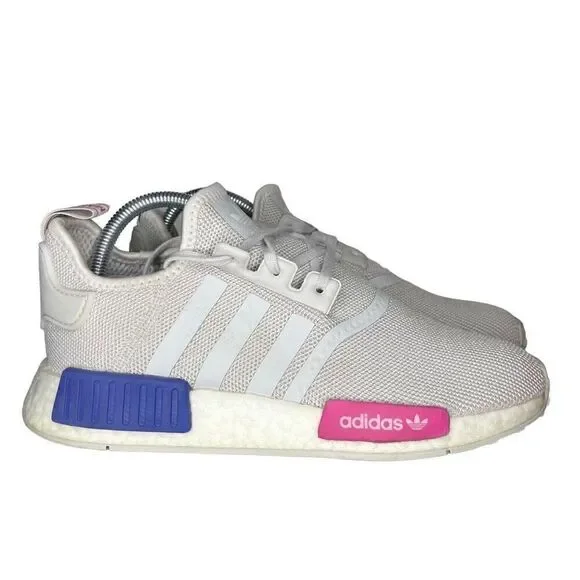 Adidas NMD_R1 EE6674 Grey Pink Running Sneakers Shoes Womens Size 8.5 - Picture 2 of 9
